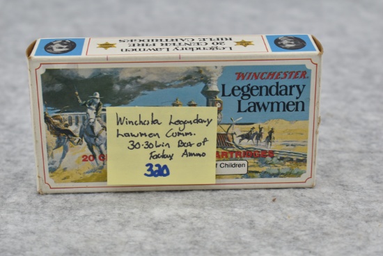 Winchester – Legendary Lawmen Commemorative 30-30 Win. Box of Factory Ammo