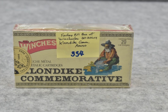 Winchester – Klondike Commemorative 30-30 Win. Factory Full Box of Ammo