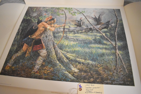 Jack Paluh – “Woodland Encounter” – 163/1275 – Unframed Print w/Certificate of Authenticity