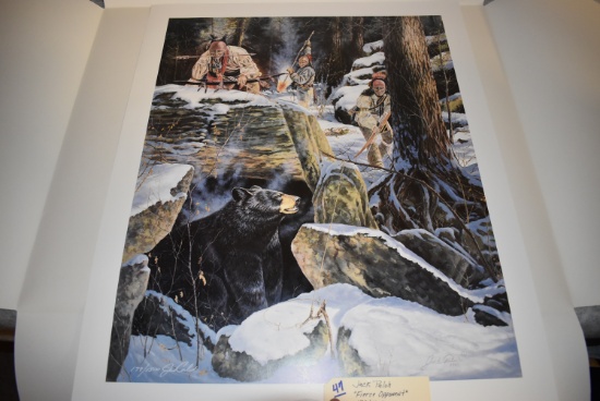 Jack Paluh – “Fierce Opponent” – 179/1500 – Unframed Print w/Certificate of Authenticity