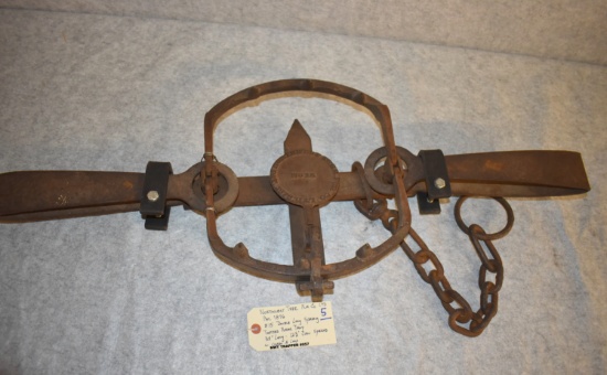 Northwest Territory Fur Co. #15 Limited Edition Double Long Spring Toothed Bear Trap – 35” Long & 12