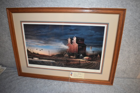 Terry Redlin – “Prairie Morning” – 36/480 A.P. – Framed & Triple Matted Print