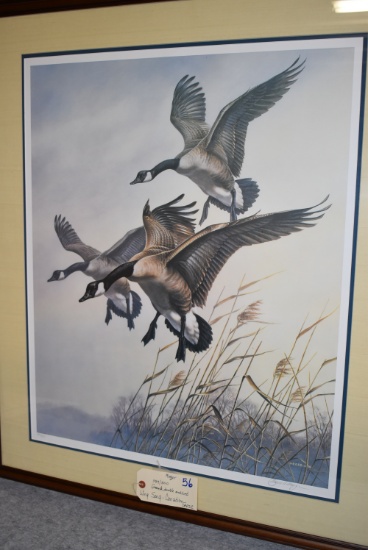 James Meger – “Wing Song Canadian Geese” – 389/500 – Framed & Double Matted Print