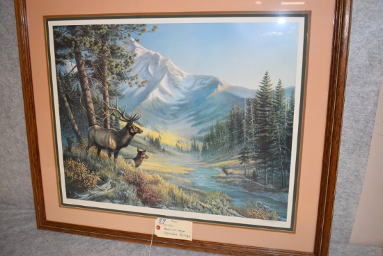 James Meger – “September Passage” – 321/750 – Framed & Triple Matted Print