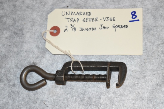 Un-Marked Trap Setting Vise Clamp – 2 3/8” Inside Jaw Spread