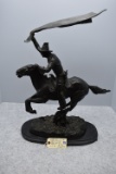 Bronze – Inspired by Frederick Remington 1888 – “Bronco Saddle” – Henry Bonnard Bronze Co. – 27” Hig