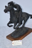 Poly Bronze – “Pony Express” – Statue by Thomas Holland – Model for Heroic Monument – Sacramento, CA