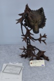 Bronze – “North Wood” – By Mark Hopkins – 39 of 450 – 18½” High & 8” Wide – Weighs 16.8lbs. – Bronze