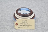 Case XX – 6354 SS – #489 “Buffalo” – 2-Blade Folding Knife – w/Ceramic Buffalo Scene Painted Indian