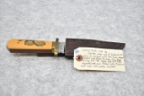 Custom Knife – Made by Sheldon Jones of Frederick, MD