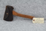 Winchester – Camper’s Axe – w/12” Long Wood Handle – Axe Head in Good Clean Condition – w/Original W