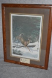 Ned Smith – “Through the Pines” – 496/600 – Framed & Triple Matted Print