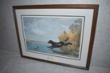 Ned Smith – “Mallard Morning: - 27/40 A.P. – Framed & Double Matted Print