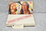 Case XX – Chief Crazy Horse Commemorative Stag Handle Knife – w/Sheath & Medallion – New w/Box & Pap