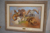 Hayden Lambson – “Grand Slam” – Signed Original Oil on Canvas – 30”x20” Canvas Print & 41½”x32” w/th