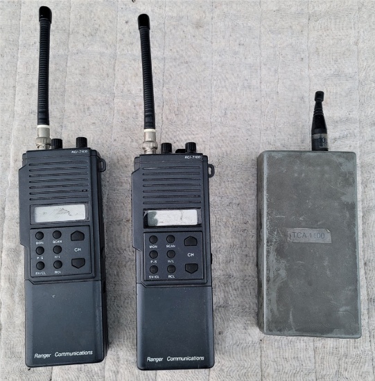 RANGER COMMUNICATIONS LEICA RADIOS Set of 3