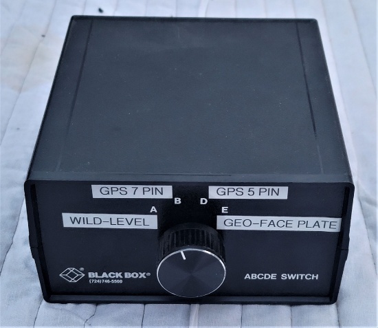 BLACK BOX ABCDE NETWORKING SWITCH