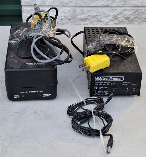 WILD HEERBRUGG GOEDIMETER BATTERY CHARGER Set of 2