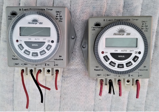 FLEXCHARGE USA 8 TIMES PROGRAMABLE TIMER Set of 2