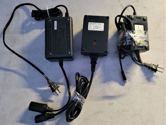 IGLOO CONVENTER & COMELIT BATTERY CHARGERS Set of 3