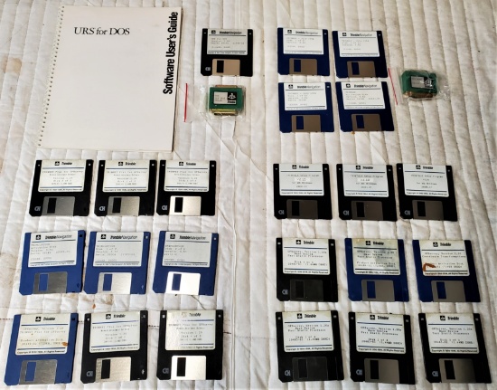 TRIMBLE SOFTWARE GUIDE FLOPY DISCS SET