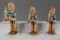 (3) Hummel WAITER Figurines