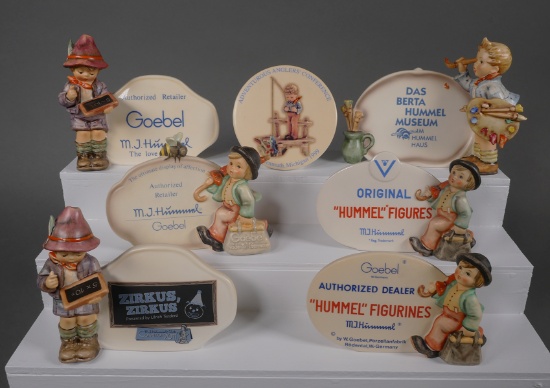 (7) Hummel Advertising and Dealer Plaques