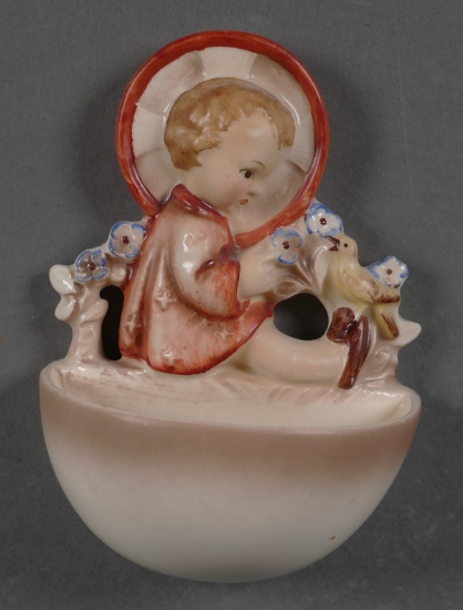 Hummel HOLY WATER FONT ANGEL SITTING 22 TMK1