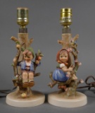 Pair Lamps APPLE TREE BOY and GIRL 229 230 TMK3
