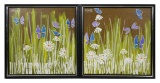 ROBERT McCAINE, Pair of Floral Paintings
