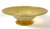 LC TIFFANY Favrile Footed Art Glass Bowl
