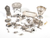 Collection of Vintage Sterling Silver Miniatures