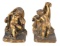Sterling Bronze Co. New York Cherub Bookends