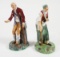 Antique Royal Copenhagen Man and Woman Figurine