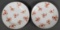 Pair 19c Chinese Export  Plates Daoguang