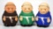 (3) Goebel Friar Tuck Bank Figurines