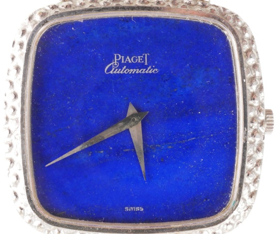 Vintage Piaget Automatic 18K & Lapis Ladies Watch