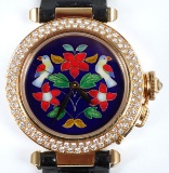 CARTIER Ltd Ed Pasha # 8/10 18k Gold Watch