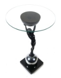 Art Deco Style Figural Nude Side Table