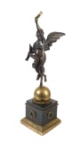 French Empire Style Winged Victory Bronze