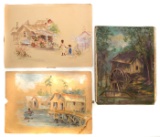 CATHERINE STOCKWELL, 3 Paintings