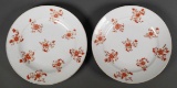 Pair 19c Chinese Export  Plates Daoguang