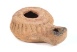 Israel Ancient Clay Pottery Oil Lamp