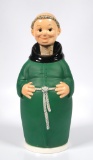 Goebel Green Friar Tuck Decanter Cigarette Holder