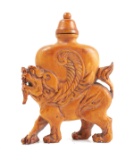 Chinese Foo Dog Lion Snuff Bottle
