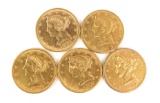 5 U.S. GOLD $5 Half Eagle Coins