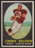 1958 JIMMY BROWN Rookie Card #62