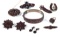 Vintage Lot of Garnet Jewelry 10 pcs.