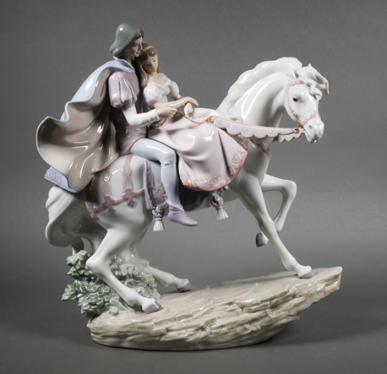 Lladro Porcelain Figurine Love Story #5991