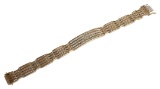 14K Yellow Gold Gent's Diamond Bracelet 4.08 ct